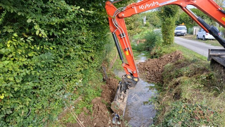 Reprise du chantier à Veaugues en septembre 2024